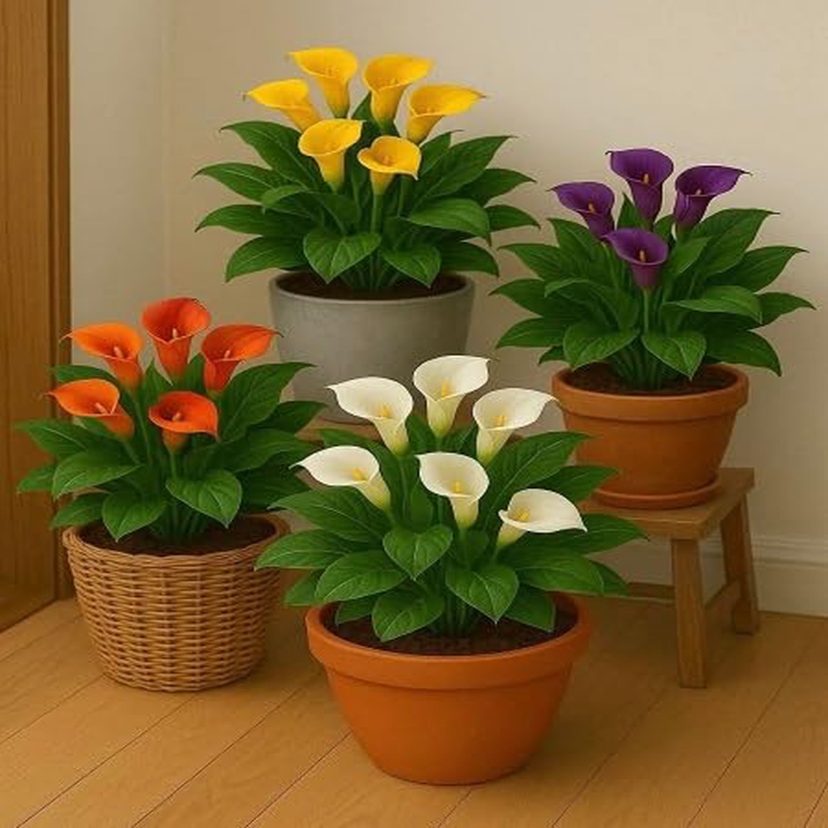 Mixed Callalily Flower - Heirloom, Non - Gmo Seeds