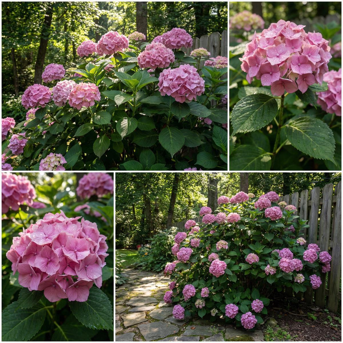 Pink Hydrangea Flower seeds for Planting - Low Maintenance, Heirloom & GMO Free Seeds for Home Garden