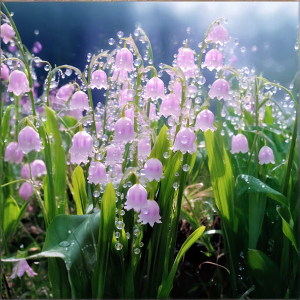 Purple Lily of the Valley Flower Seeds for Planting Heirloom, Non-GMO, Fragrant Blooms, High Germination Garden Seeds