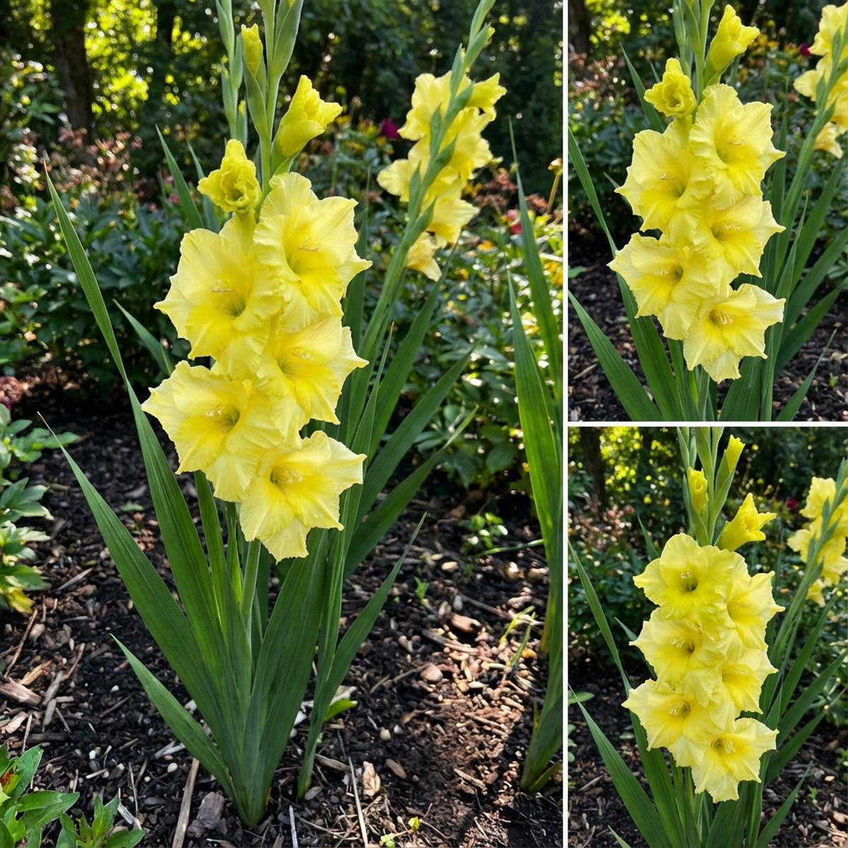 Yellow Gladiolus Hybridus Flower Seeds Planting