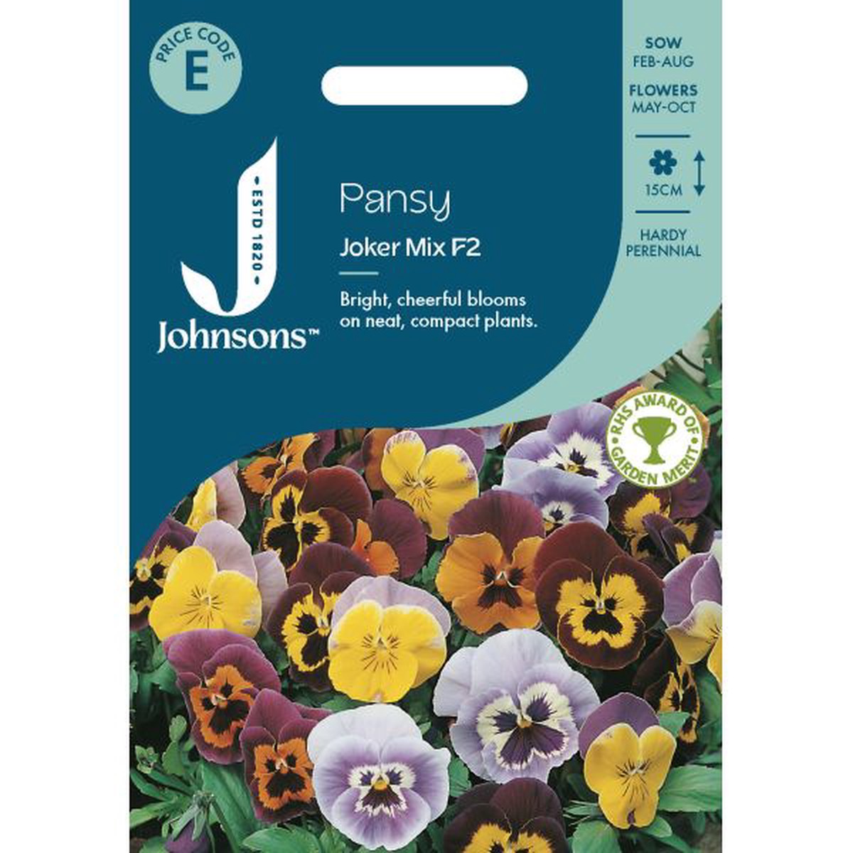 Pansy Joker Mix F2 Seeds