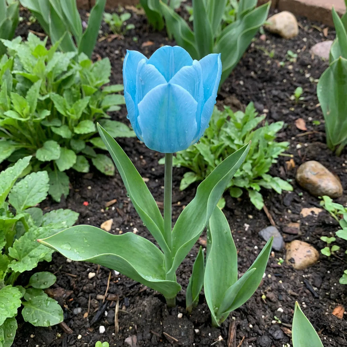 Tulip Flower Seeds Sky Blue Flower seeds for Planting - Cut Flower Favorite, Heirloom & GMO Free Seeds for Home Garden