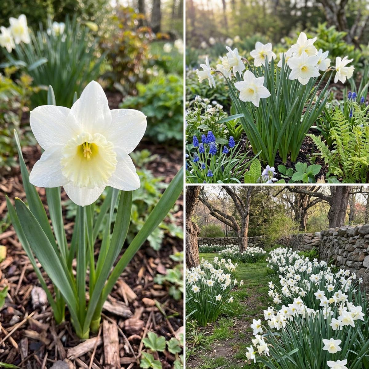 Daffodils Flower Seeds Planting White