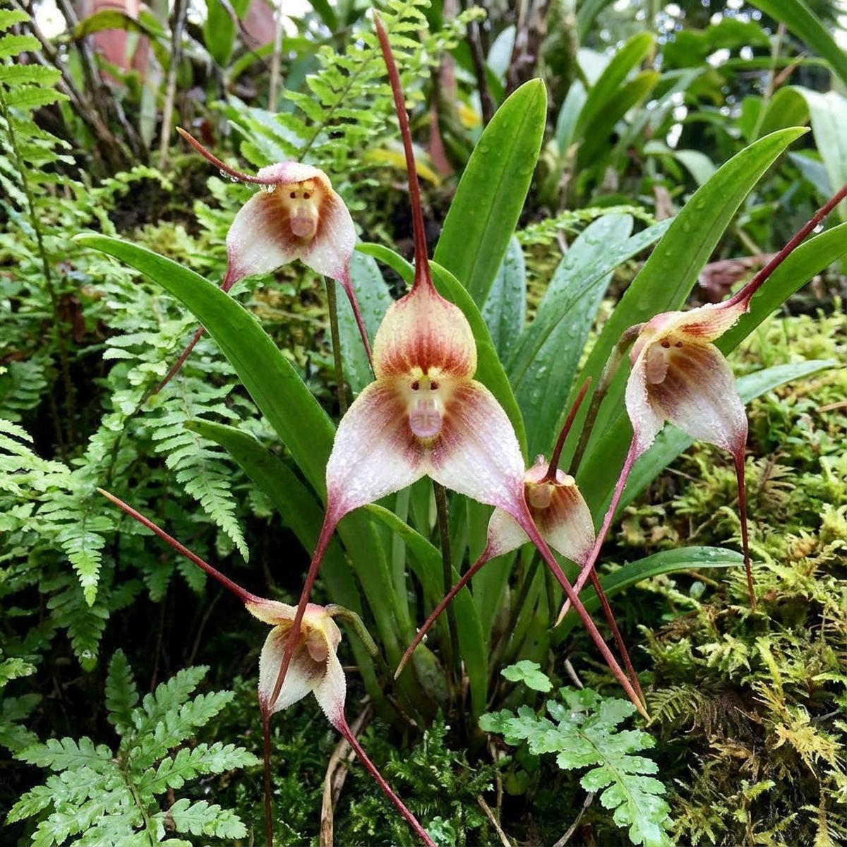 Monkey Orchid Seeds for Planting Unique Mixed Collection