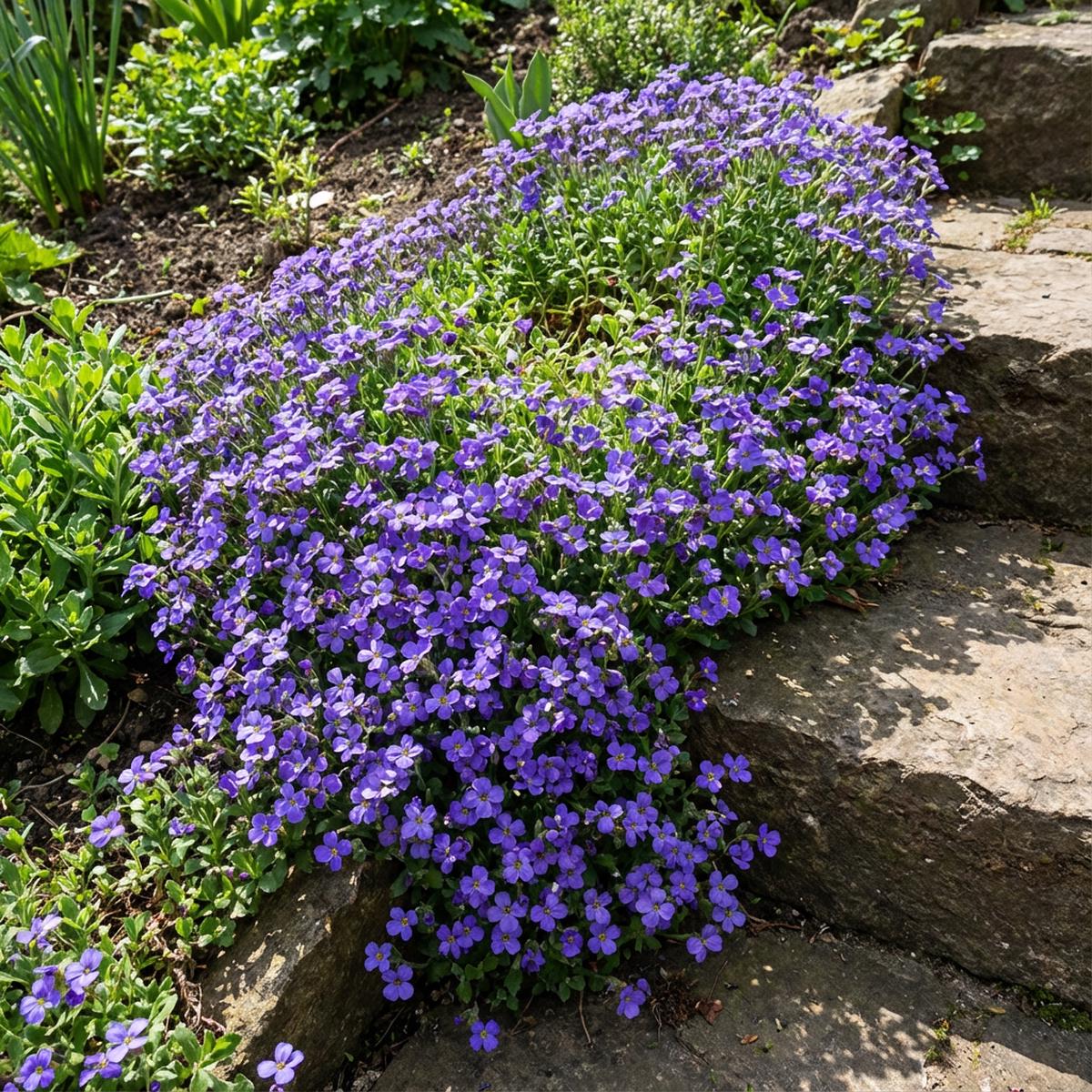 Blaukissen Flower Seeds for Planting Groundcover