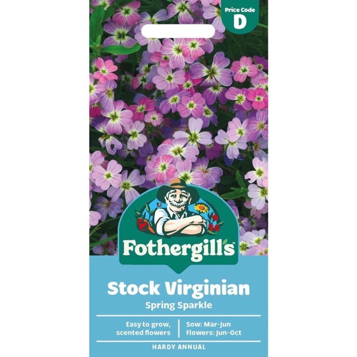Mr Fothergill's Stock Virginian Spring Sparkle Seeds