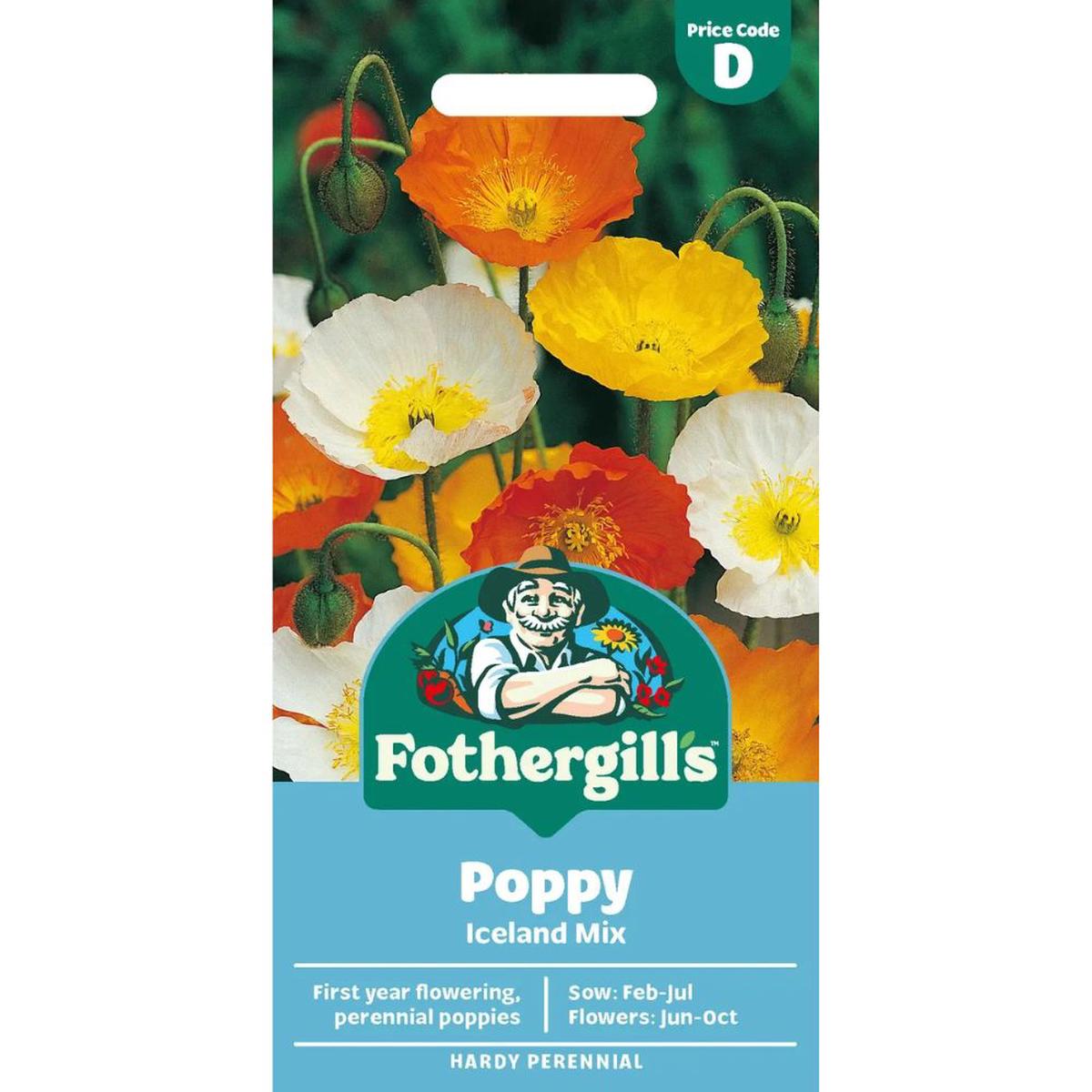 Mr Fothergills Poppy Iceland Mixed Seeds