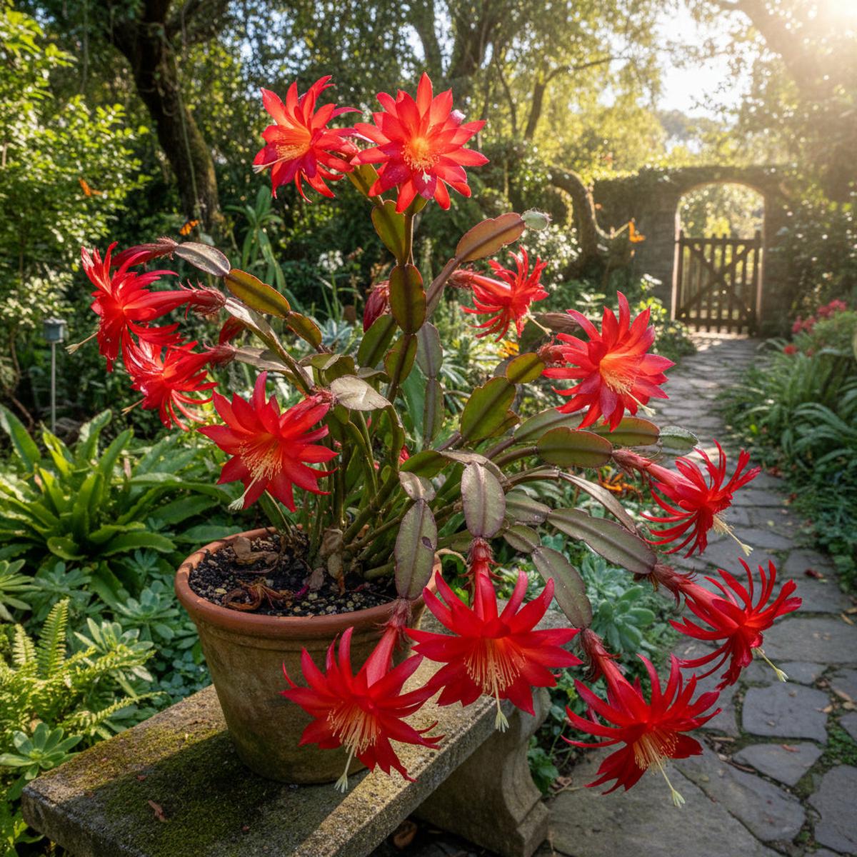 Red Nopalxochia Planting Seeds