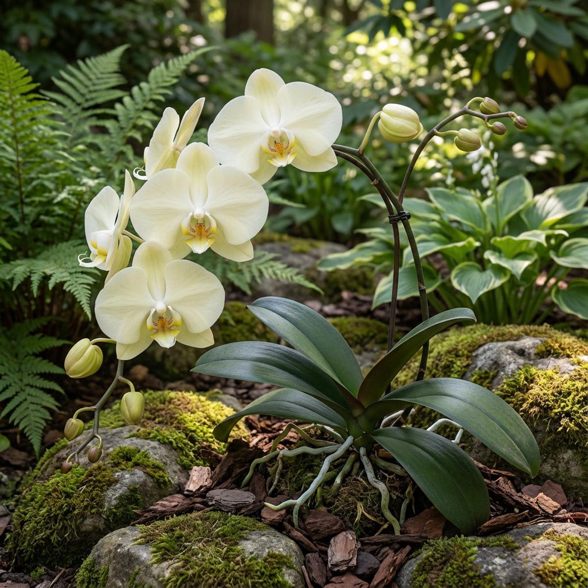Cream Phalaenopsis Orchid Flower seeds for Planting - Bright Blooms, Heirloom & GMO Free Seeds for Home Garden