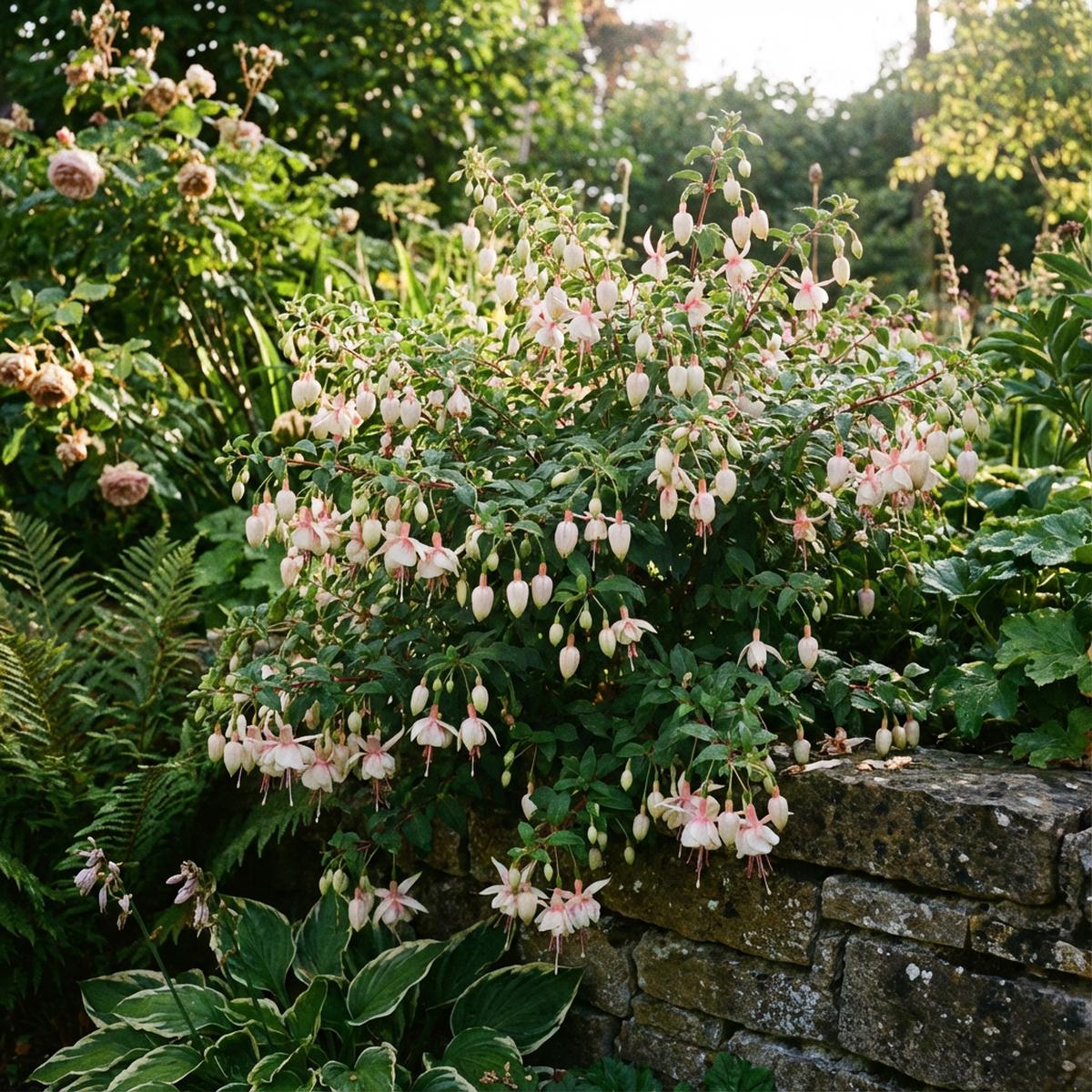White and Pink Fuchsia Flower Seeds for Planting