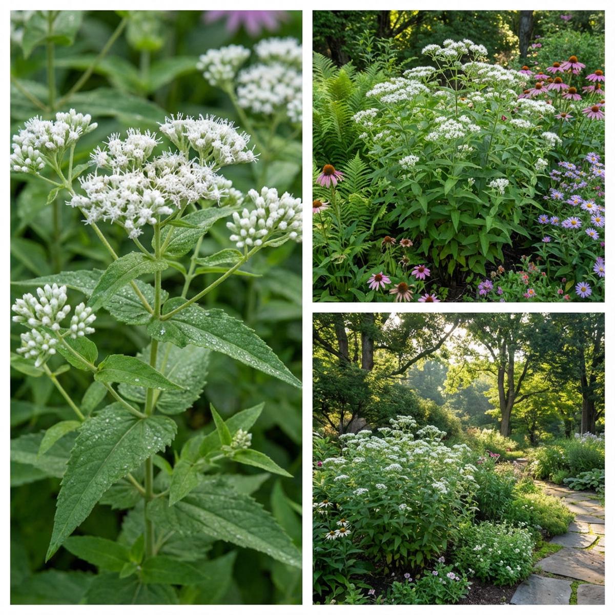White Eupatorium Perfoliatum Planting Seeds