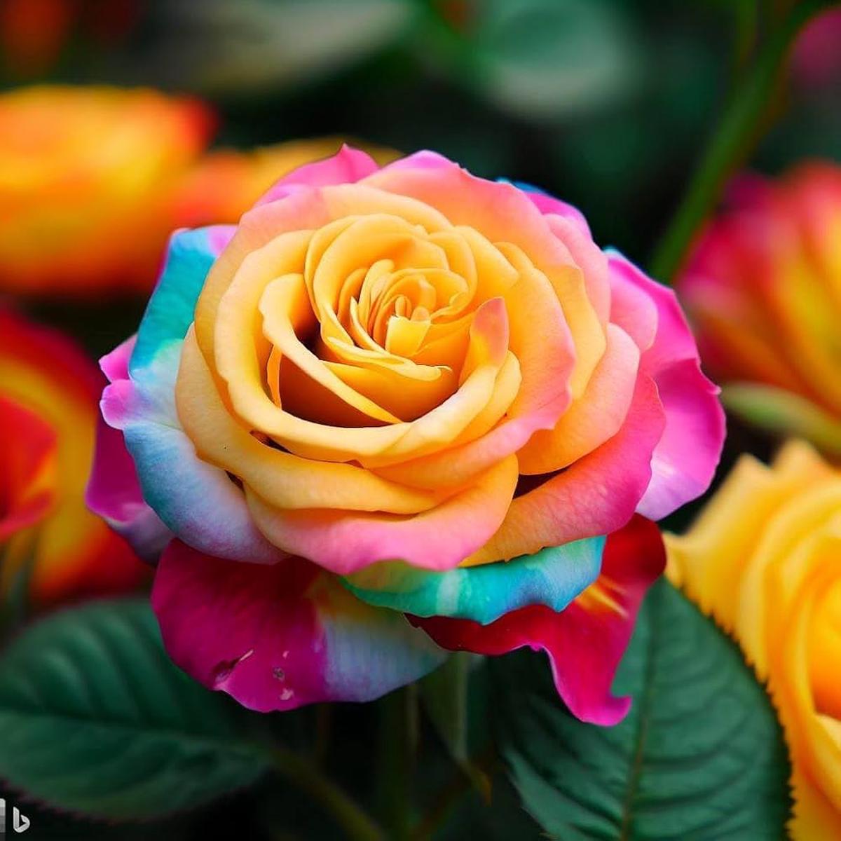 Rose Flower Seeds for Planting Mixed Colors Vibrant Blooms, Heirloom, Non-GMO, High Germination Organic Garden Seeds