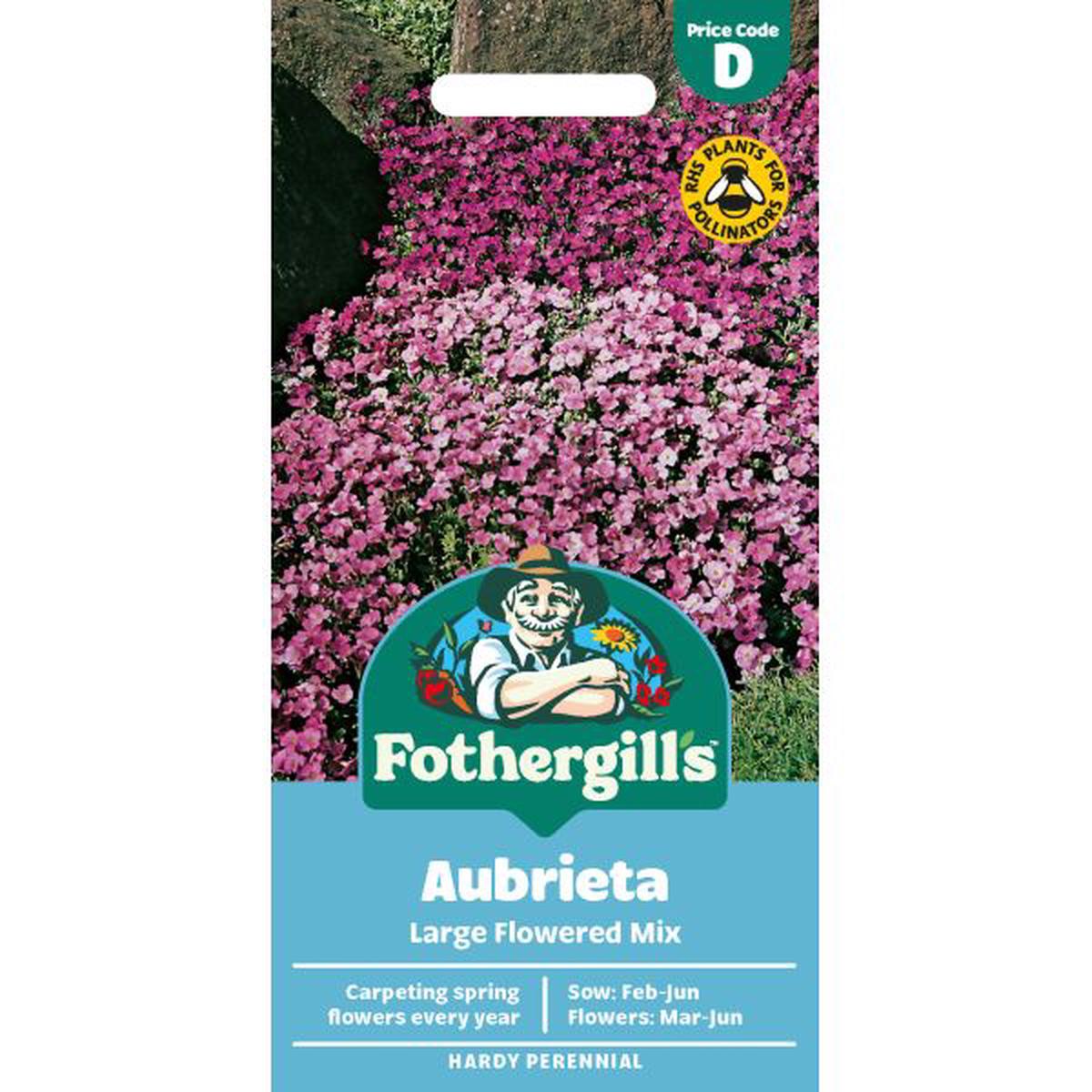 Aubrieta Large Flowered Mixed