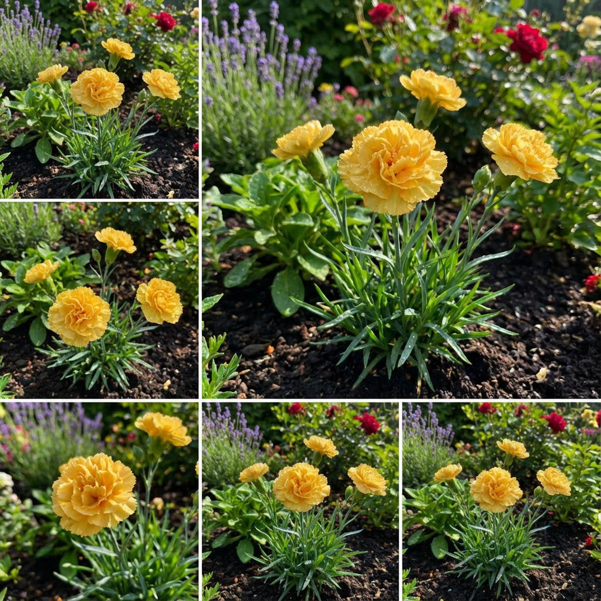 Yellow Carnation Flower Seeds for Planting
