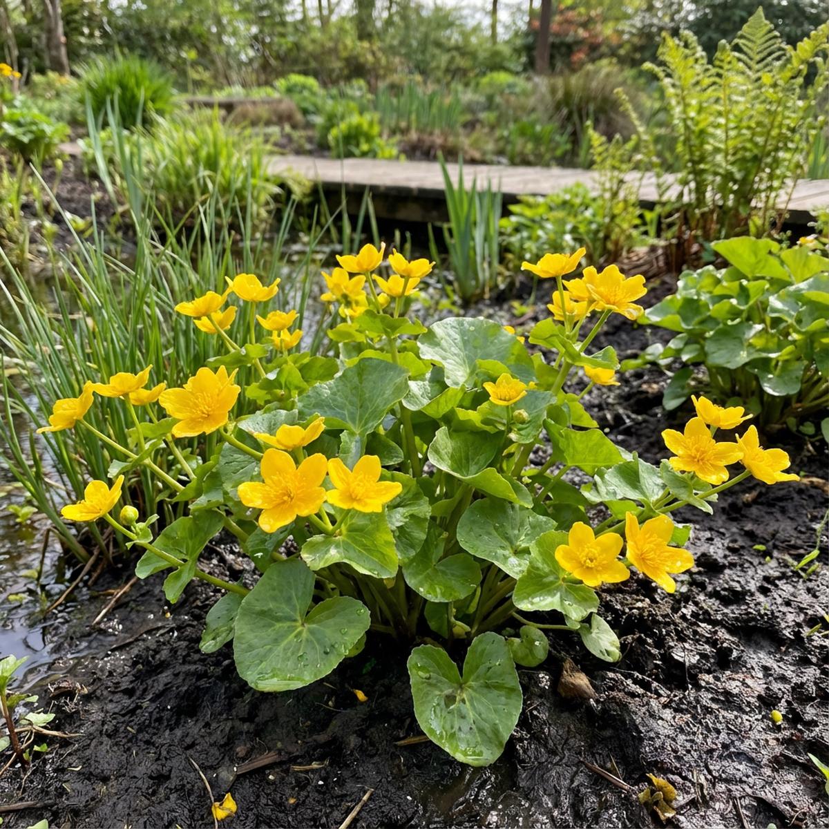 Yellow Moist Wetland Flower Seeds Planting