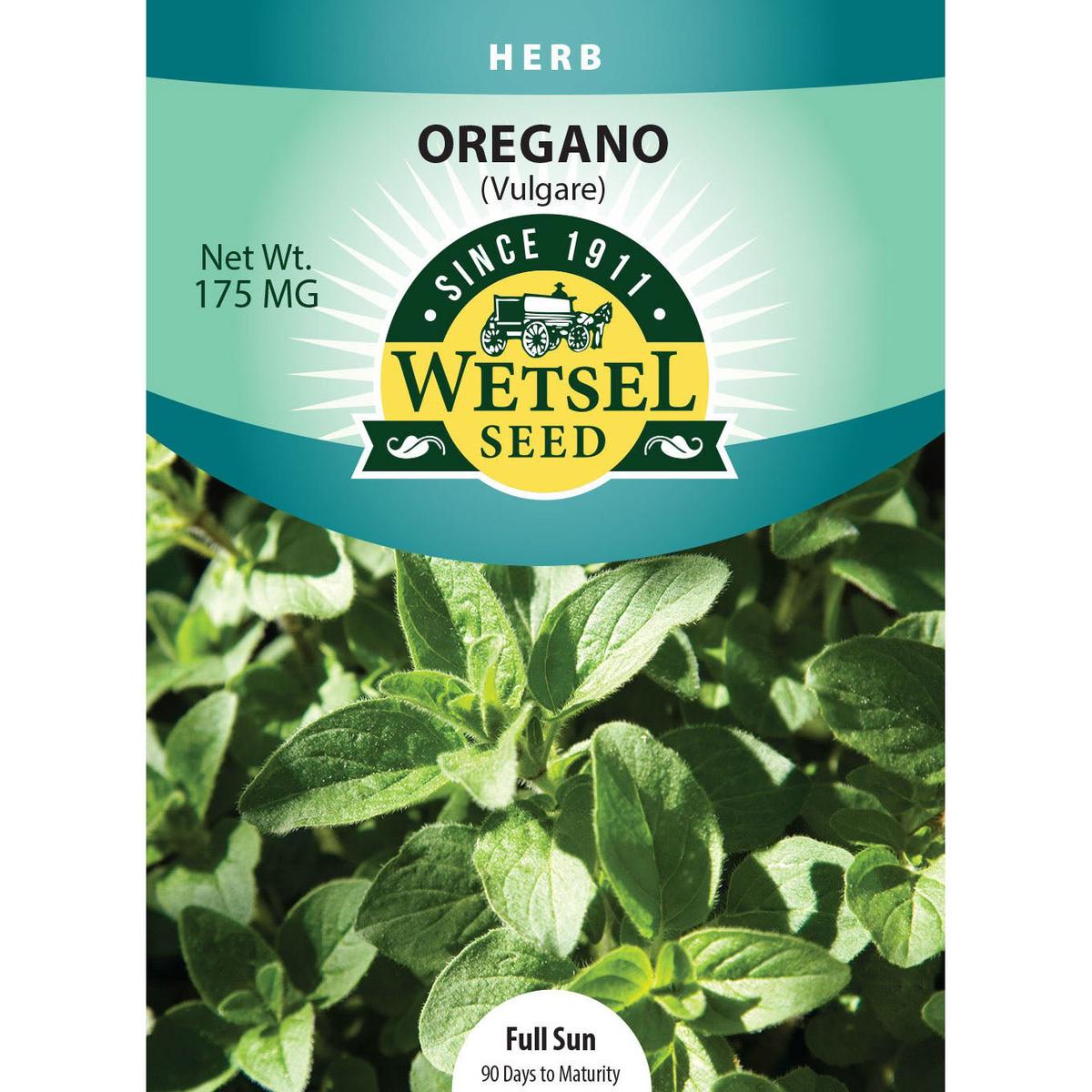 Wetsel Seed Oregano (Vulgare) Seed