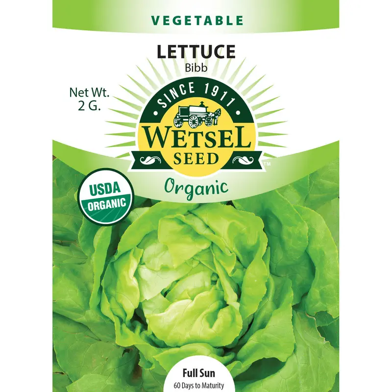 Wetsel Seed Organic Bibb Lettuce Seed