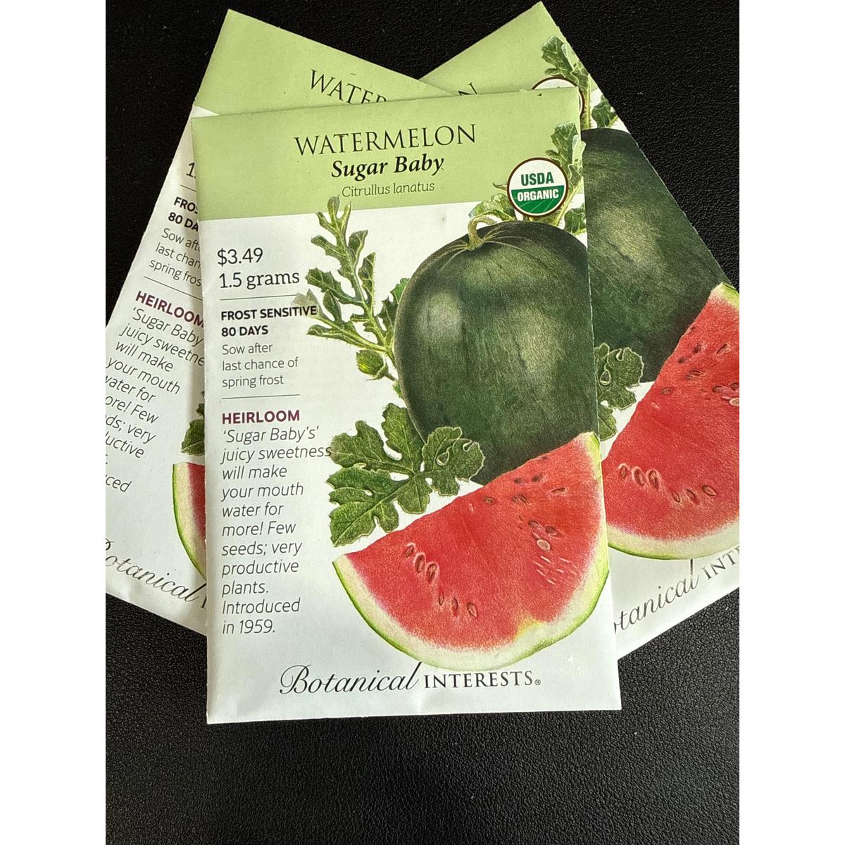 Watermelon seeds, "Sugar Baby"