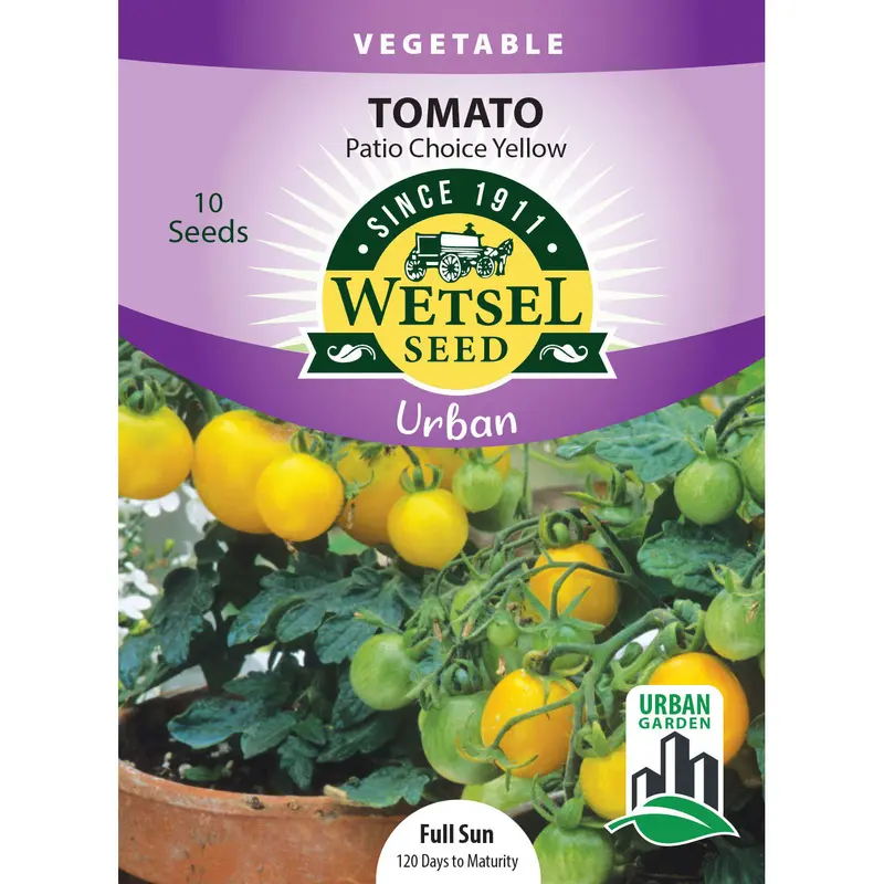 Wetsel Seed Urban Garden Patio Choice Yellow Tomato Seed