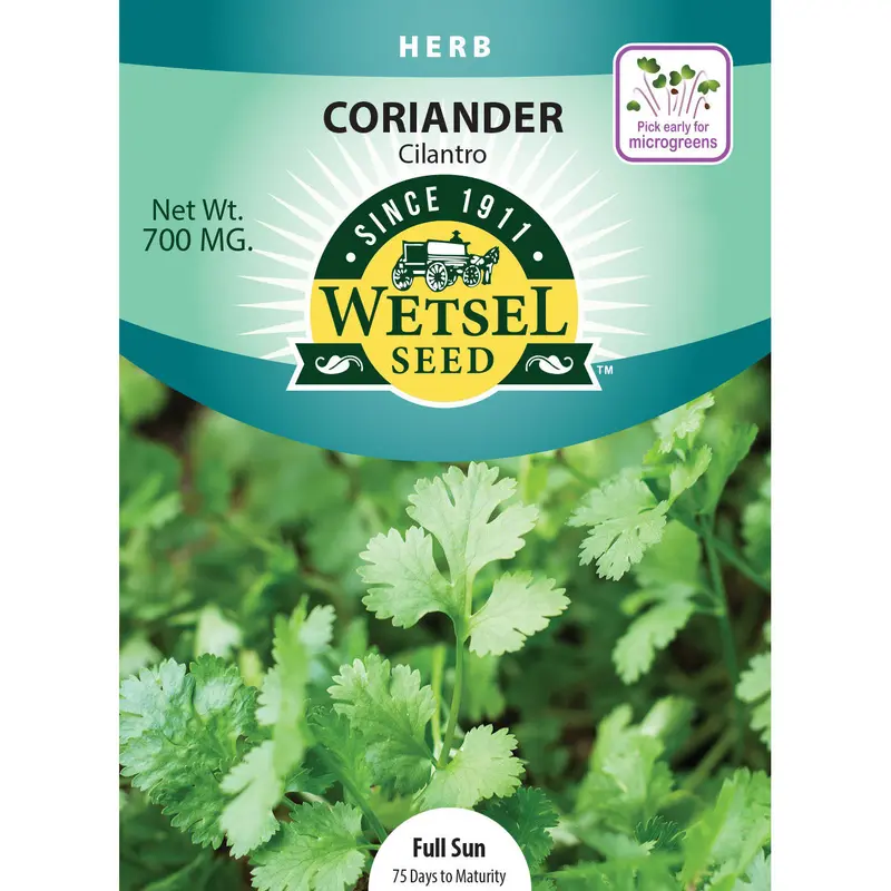 Wetsel Seed Cilantro/Coriander Seed