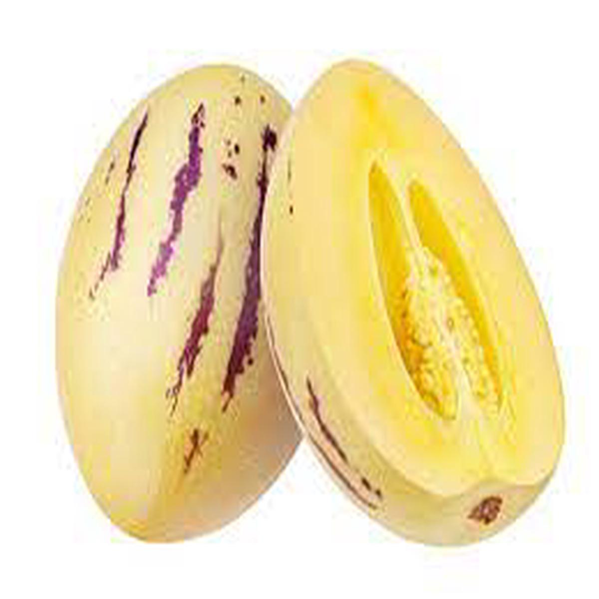 Golden Pepino Fruit Seeds for Planting Sweet, Flavorful Heirloom Seeds for Home Gardens