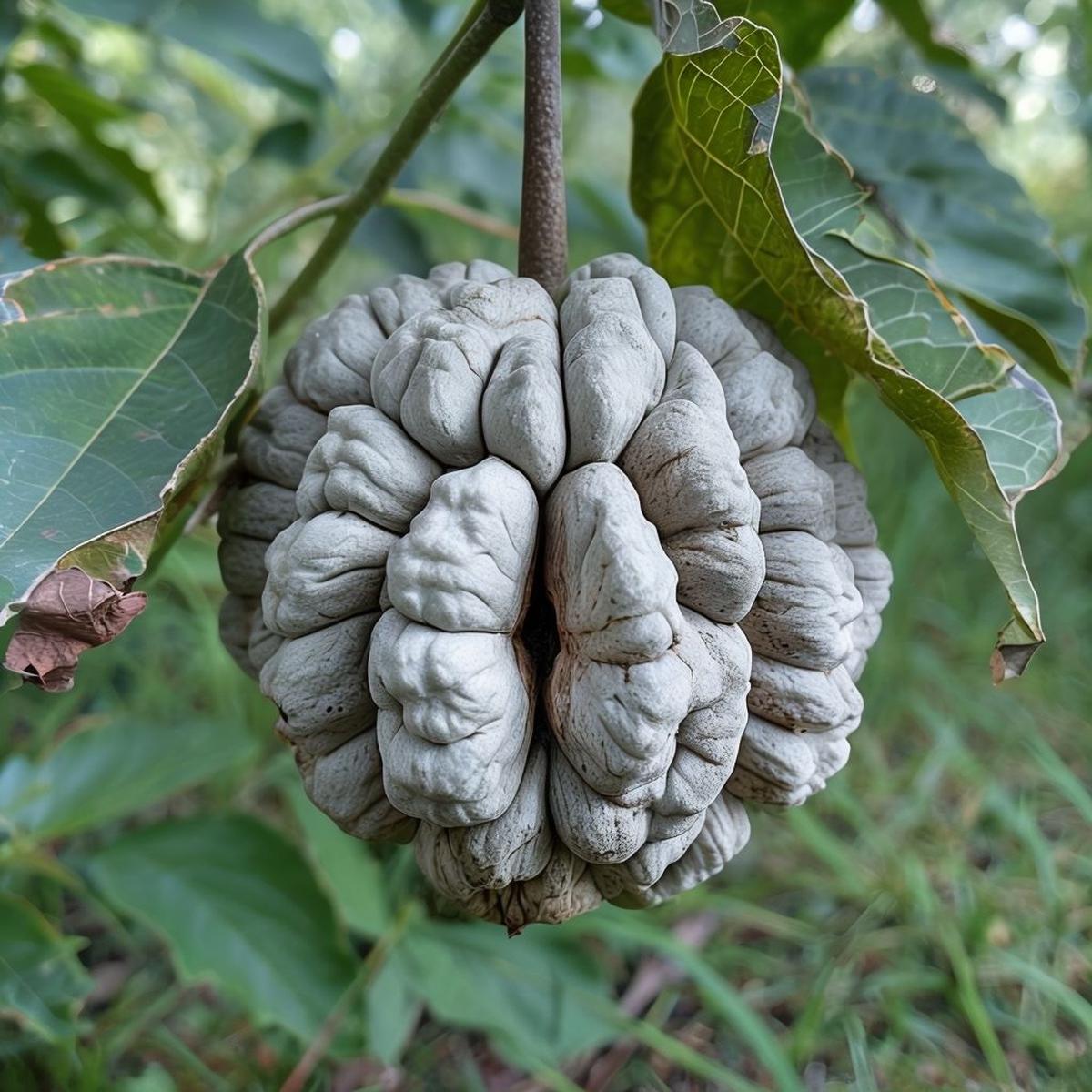 Grey Soursop Fruit Seeds for Planting Heirloom, Non-GMO Tropical Seeds for Sweet & Creamy Home Garden Harvests