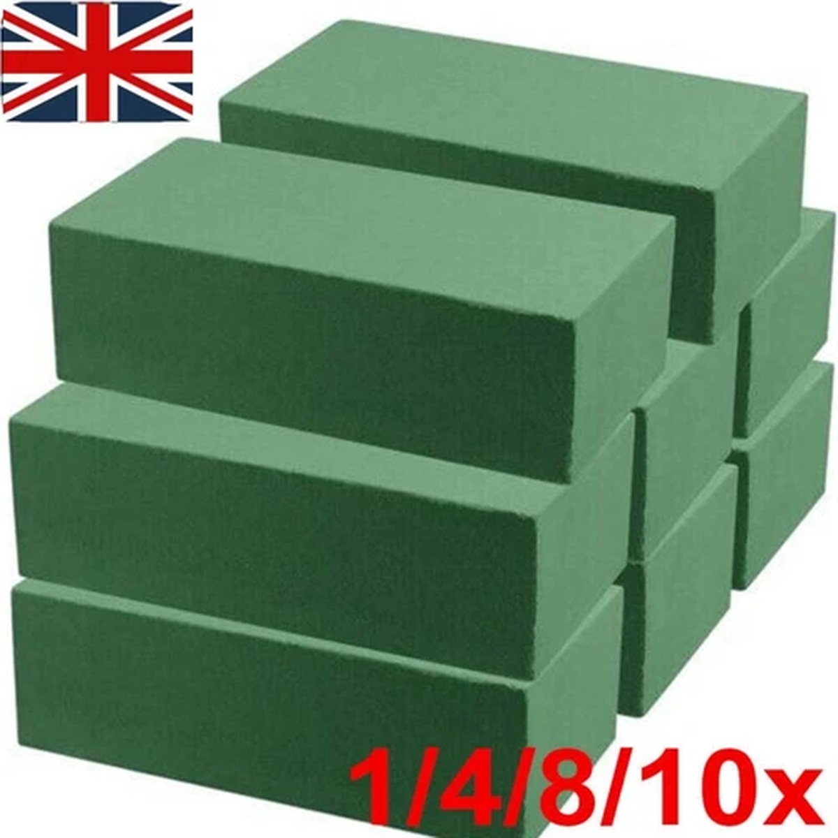 Wet Florist Foam Bricks Real Fern Plant Rose Ivy Fresh Flower Floral Arrangement