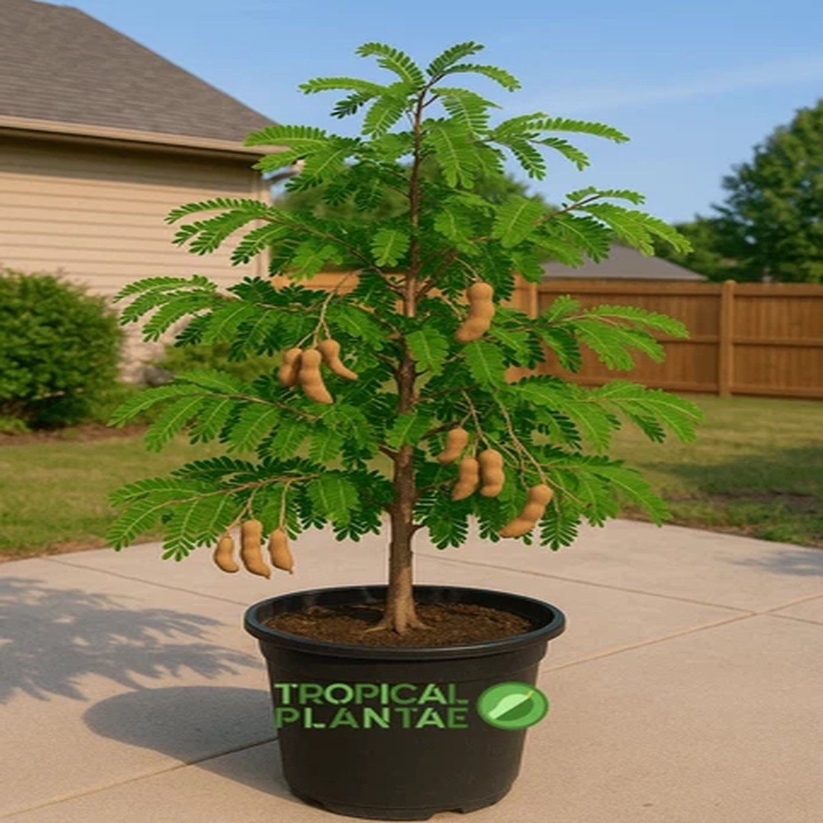Tamarind Tree Seedling  Live Tropical Fruit Tree  NO CA