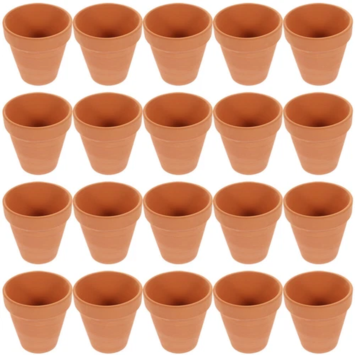 20 Pcs Mini Terracotta Pots Planter Miniature Clay Succulent Small