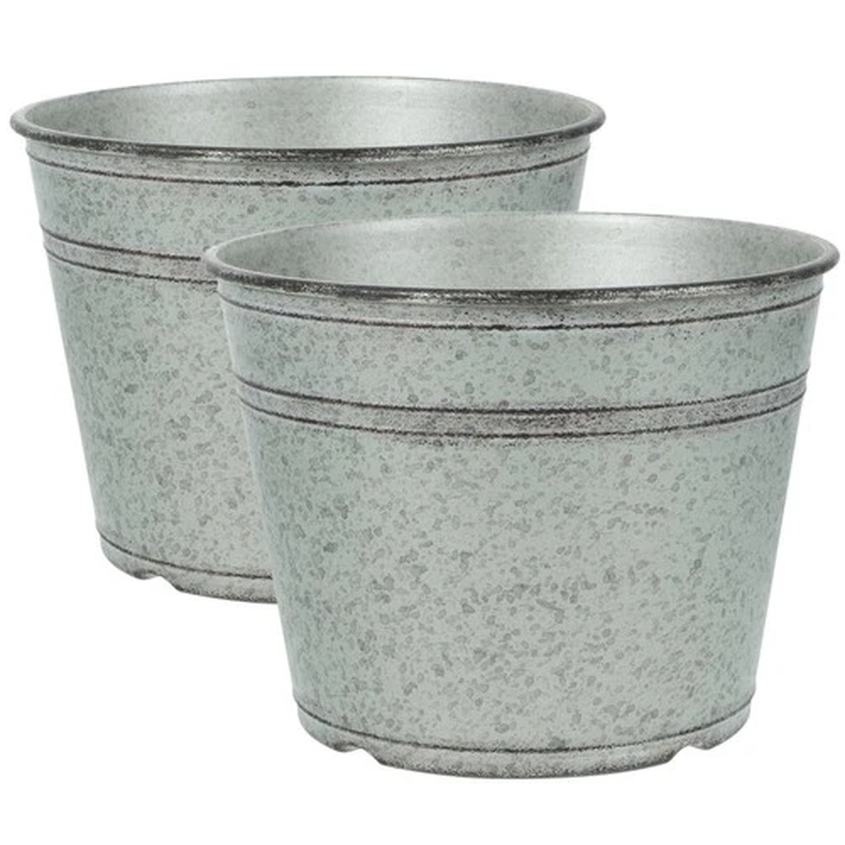 2 Pcs Decorative Plants Bonsai Pot Plastic Flower Flowerpot Indoor