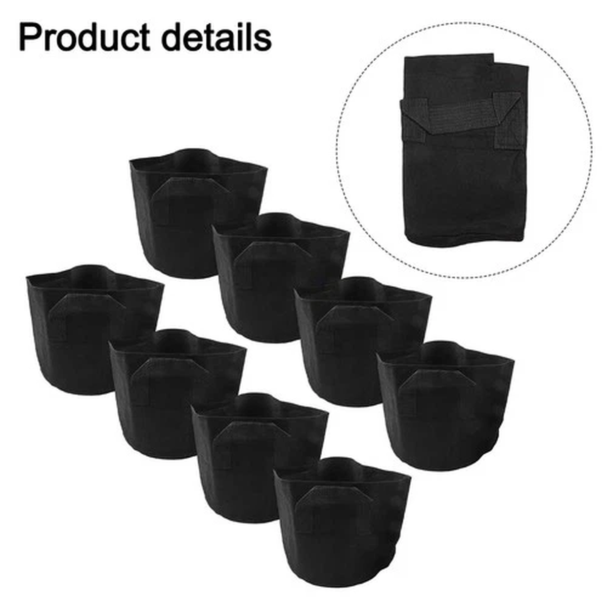 Breathable Reusable Felt Flower Pots Perfect for Various Gardening Applications