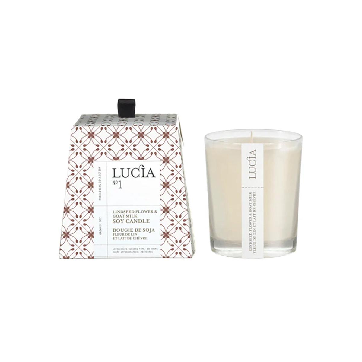 Soy Candle Goat Milk & Linseed