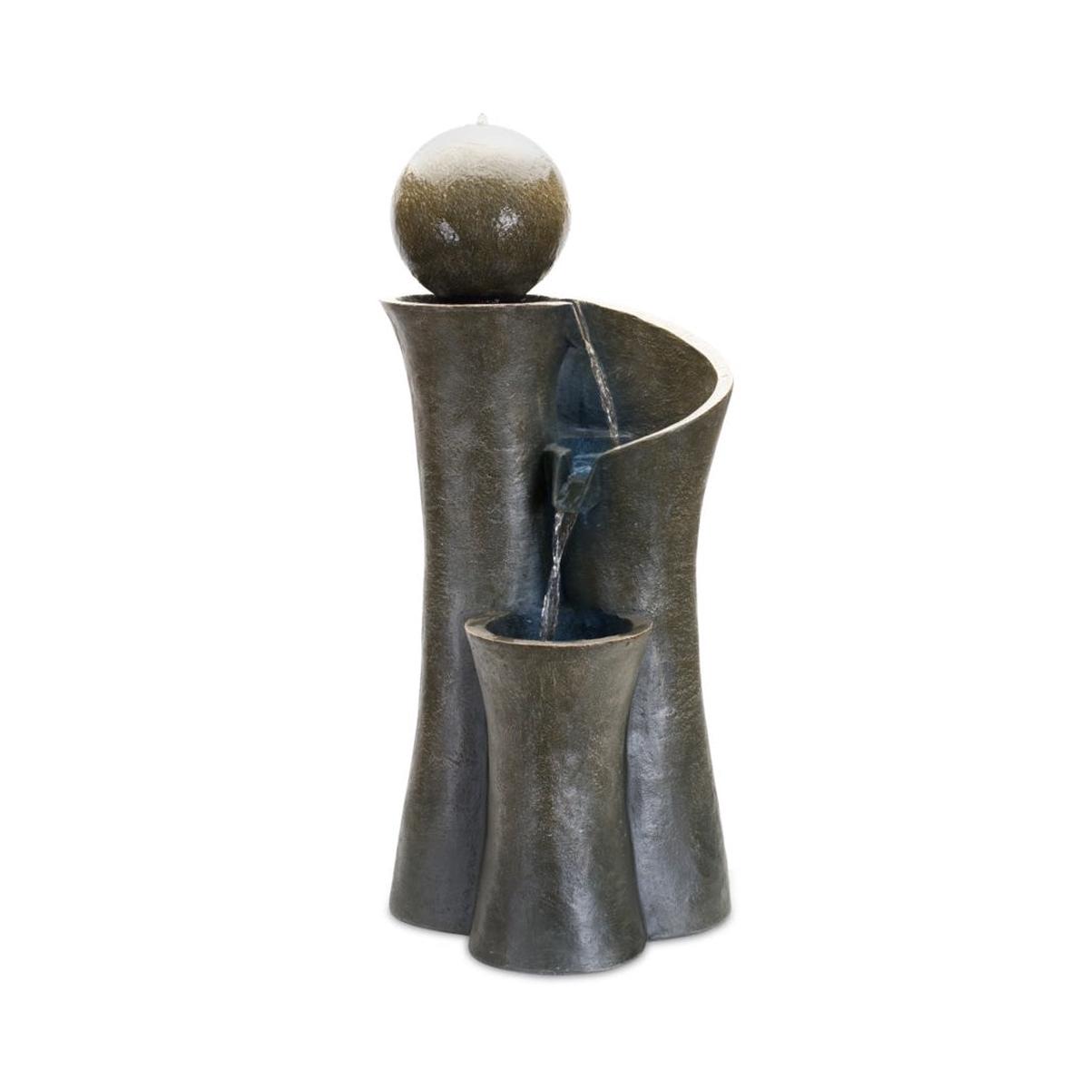 Modern Cascading Sphere Fountain