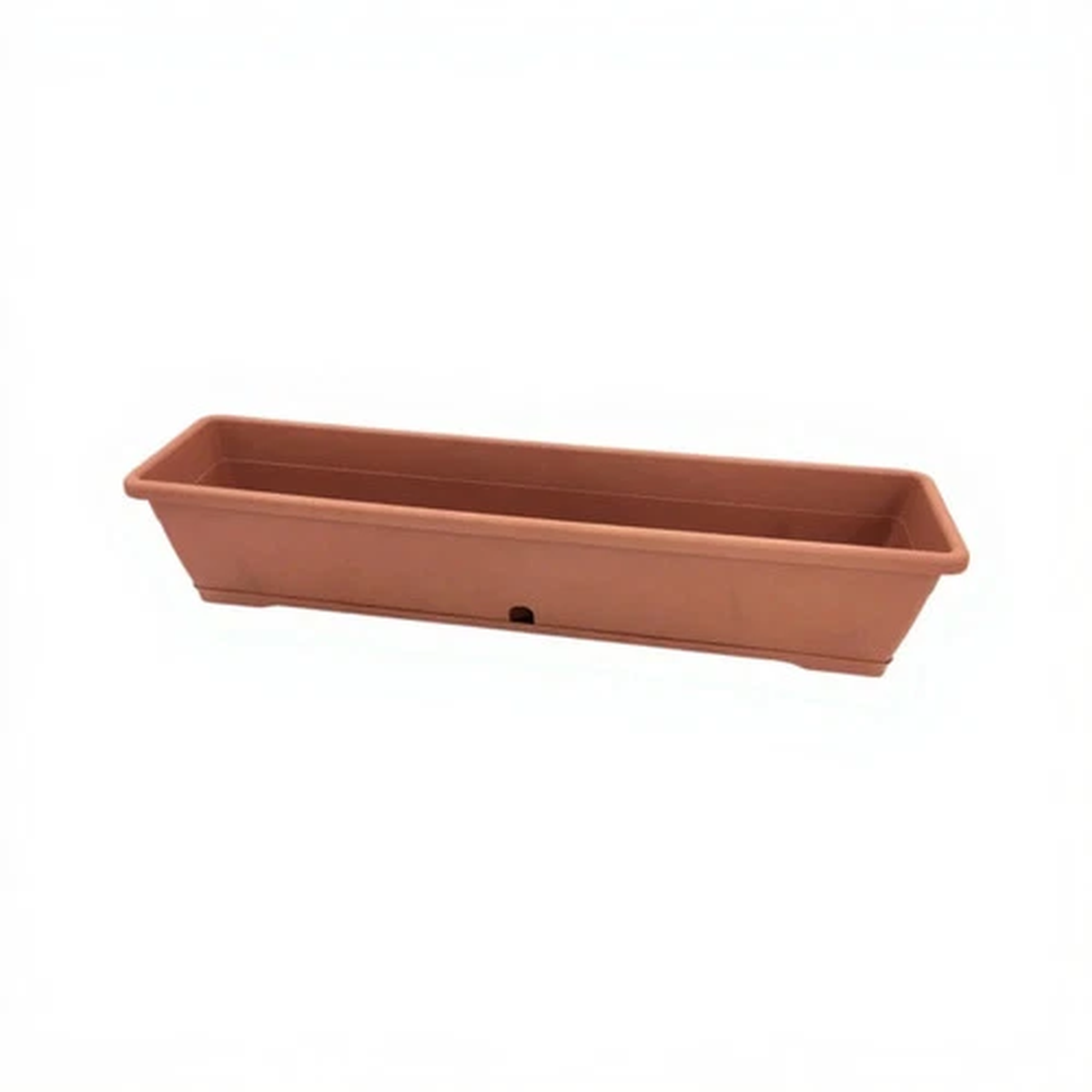 80cm Window Box Trough Terracotta Planter For Garden Plant Pot Tray | x 1