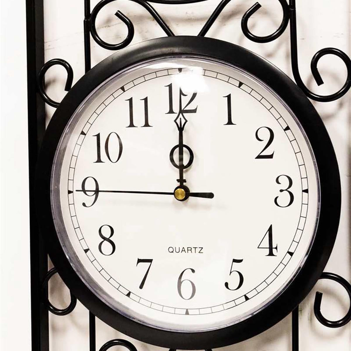 Filigree Clock with Thermometer