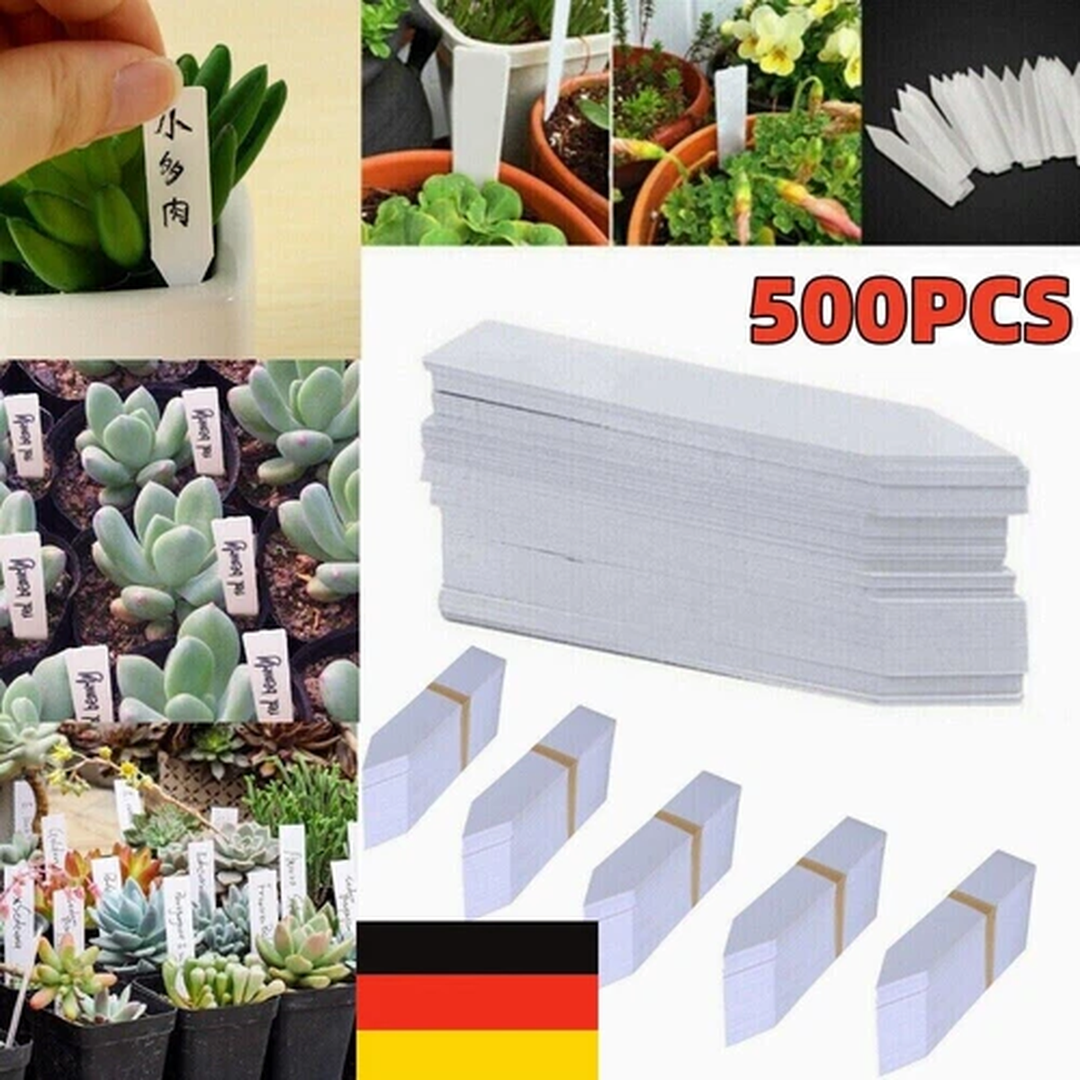 100-500pcs plug labels colored colorful plant labels plant signs labels