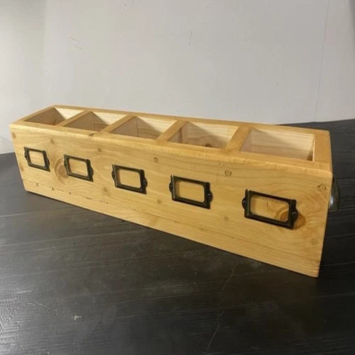 5 Box Indoor Herb/ Seed Planter With Handles . Ideal Kitchen/ Windowsill.