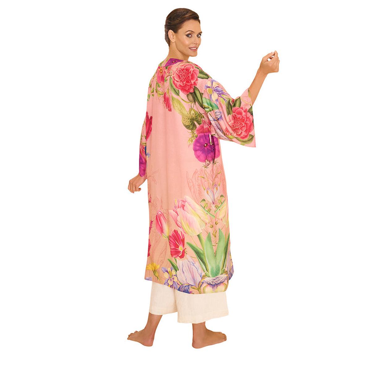 Floral Study Petal Kimono Gown