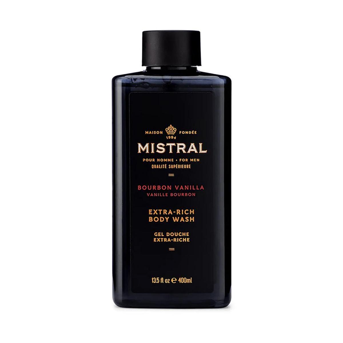 Mistral Body Wash Bourbon Vanilla 13.5oz