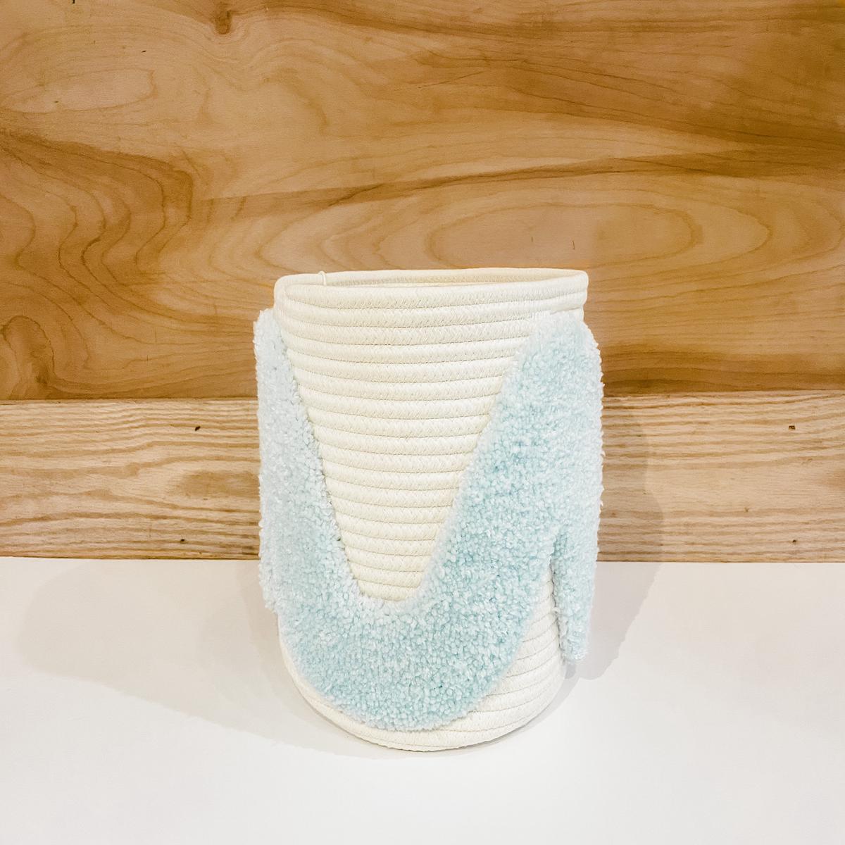 11" Tufted Squiggle Basket