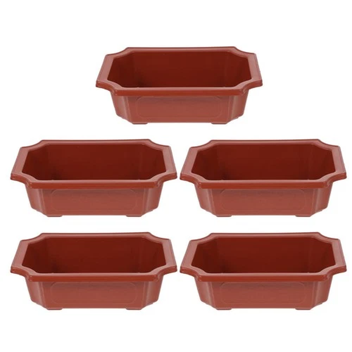 5 Pcs Sturdy Planter Home Gardening Container Outdoor Flower Pot
