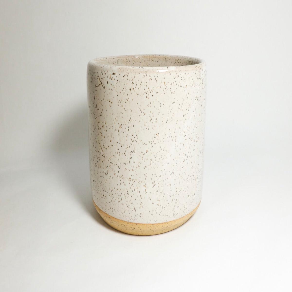 7 Norden White Speckle Planter