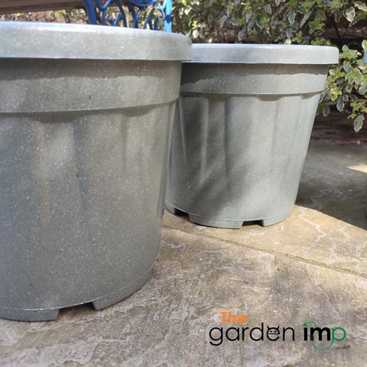30L Heavy Duty Plant Pots 40cm Round Strong Rim Garden Planter Outdoor Container