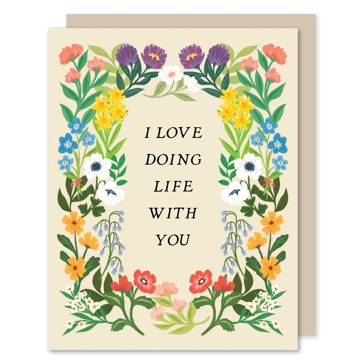 I Love Doing Life with You Card