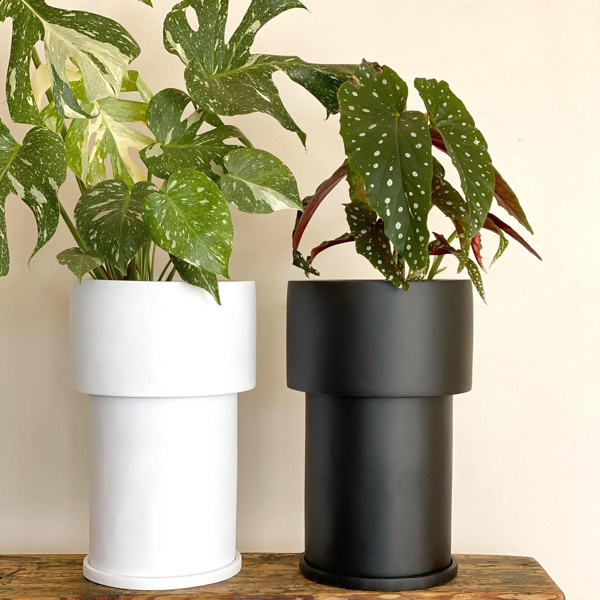 Midi Tall Tower Planter by The Plant Society x Capra Designs- Totem Collection -