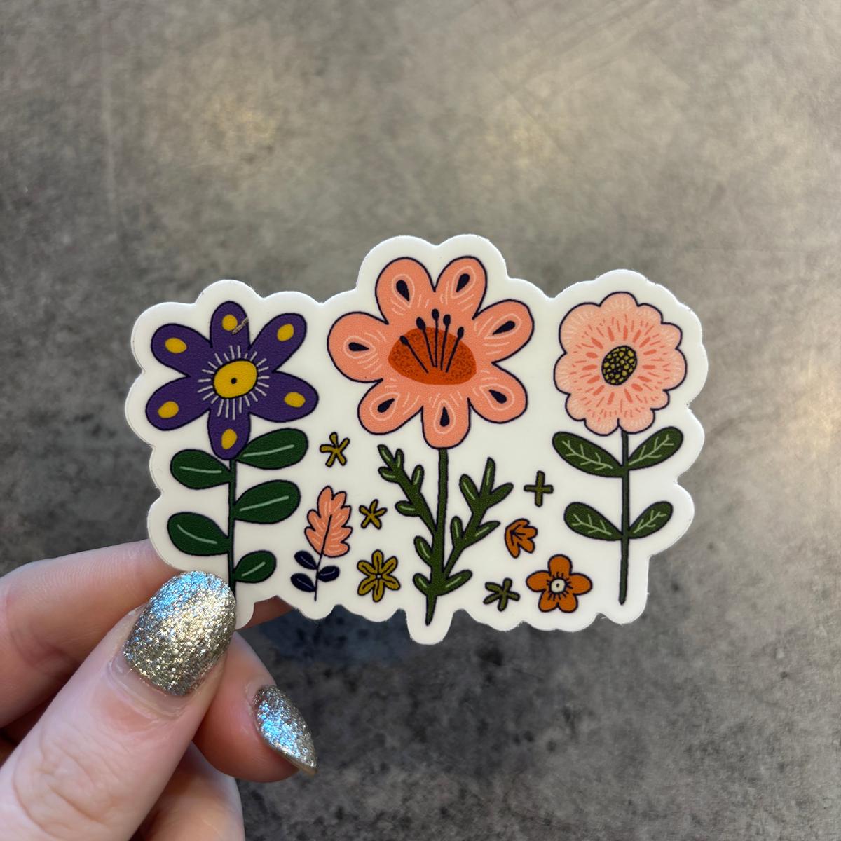Spring Flowers Sticker