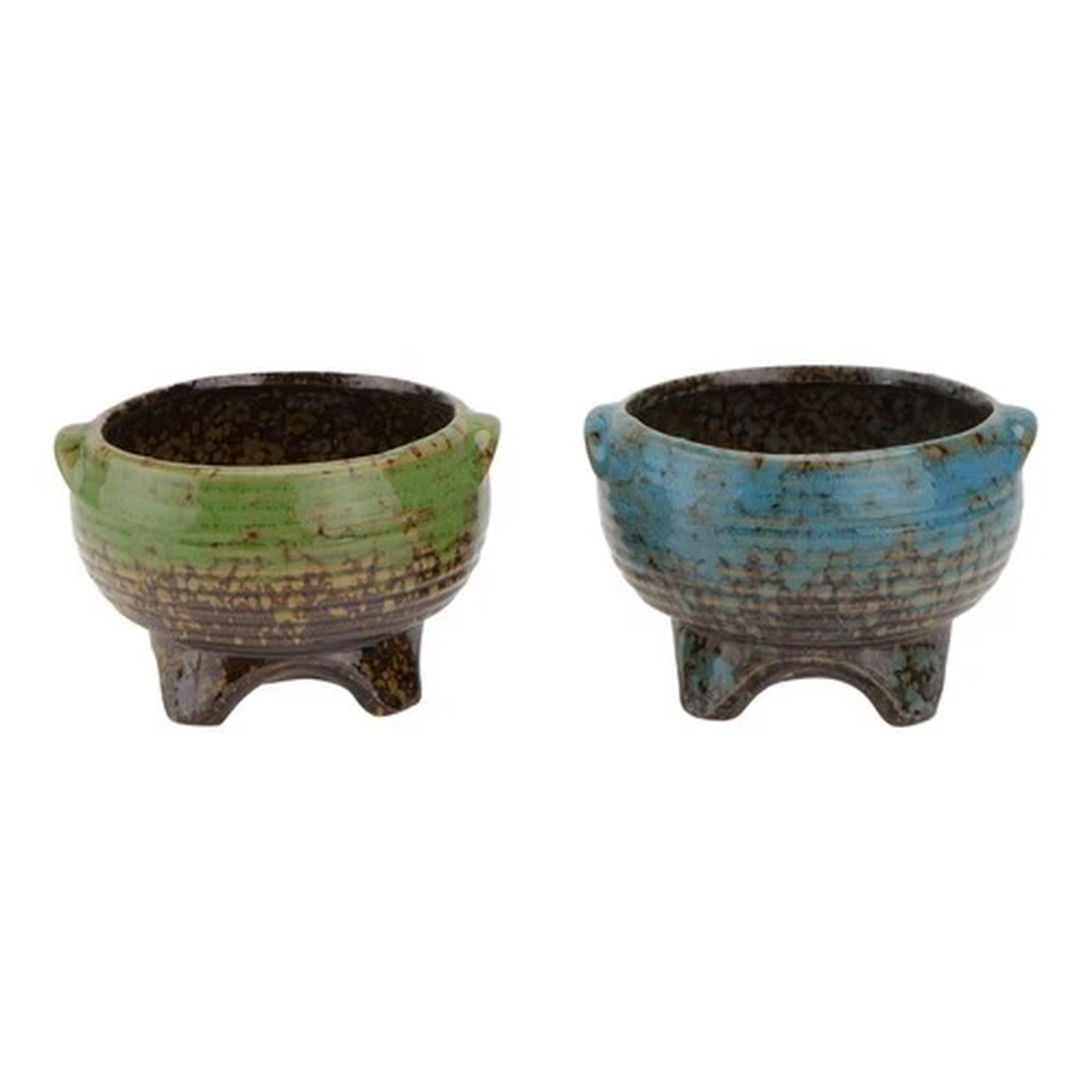 2 Pcs Succulent Flower Pot Ceramic Garden Pots Indoor Decorative