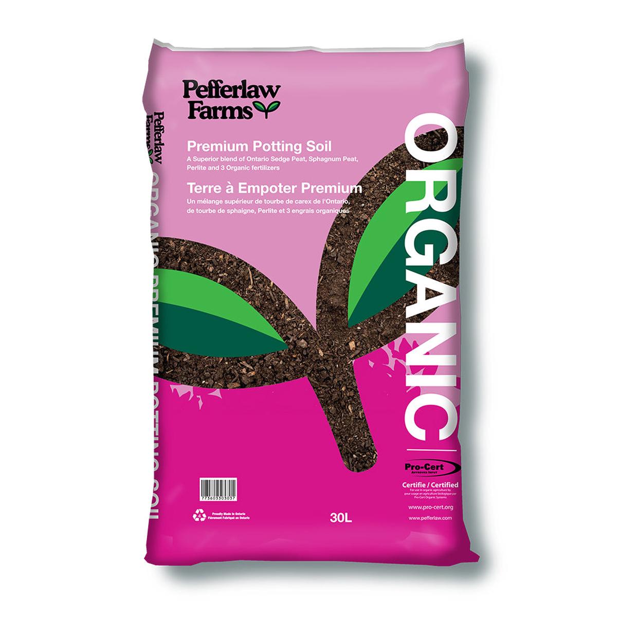 Pefferlaw Organic Premium Potting 30L