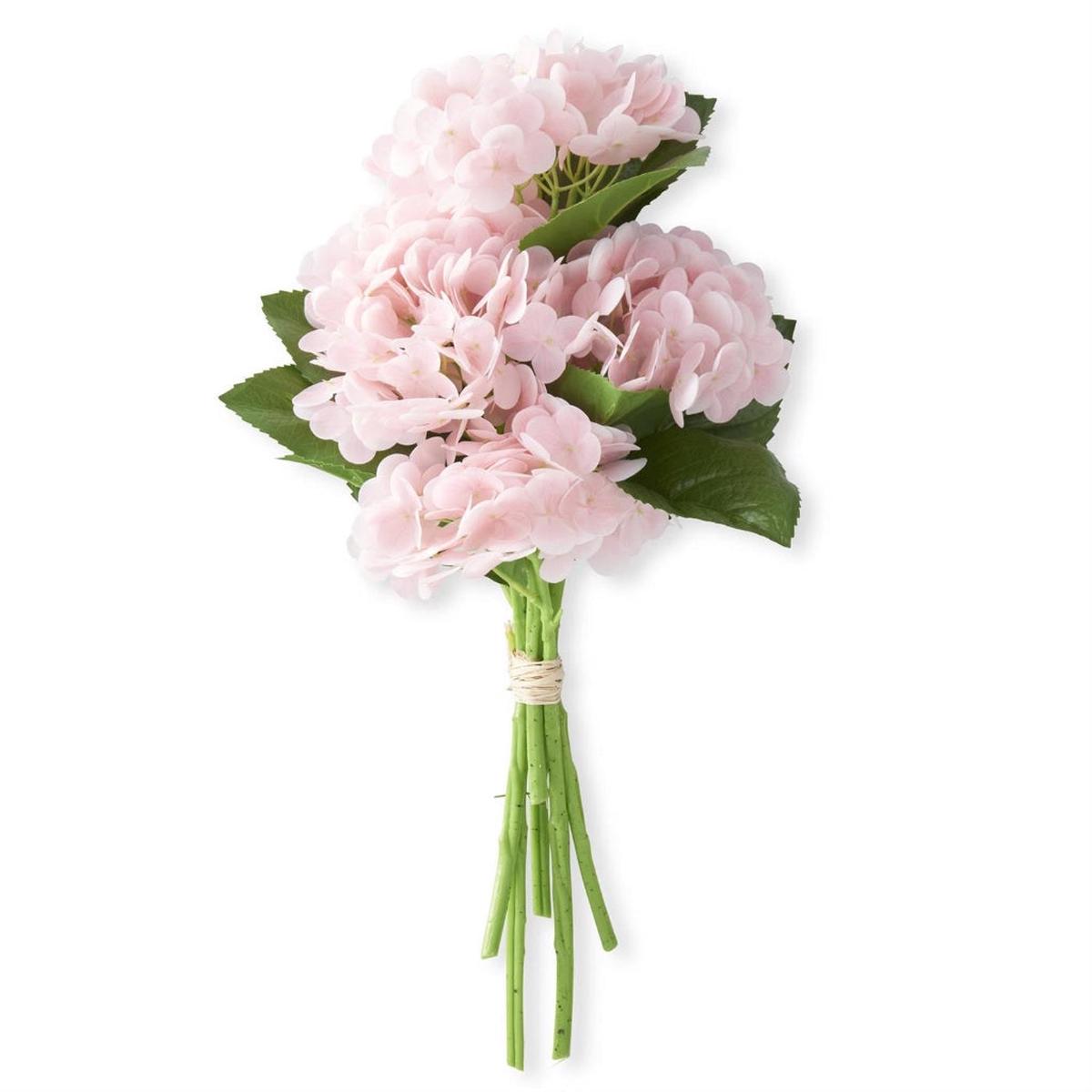 Real Touch Hydrangea Bundle 13" Pink Everlasting