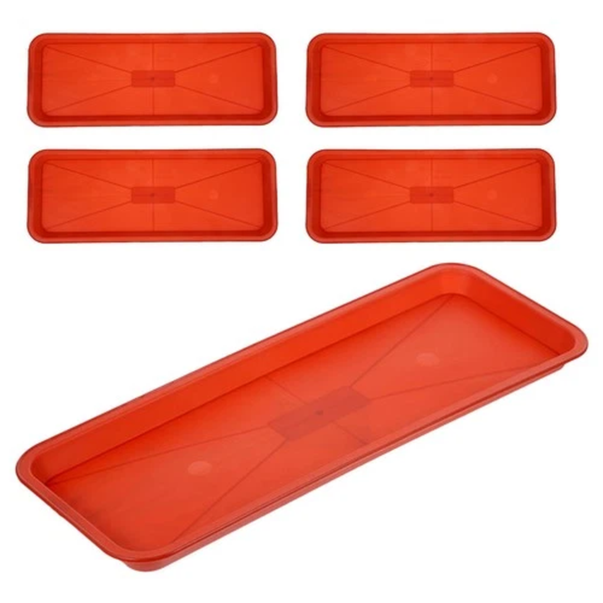 5 Pcs Planter Tray Window Sill for Plants Watering Flowerpot Saucer